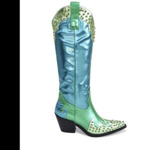 Azalea Wang Western Boots - Flashy - 8.5 - NIB - $150 OBO Rare - Head Turner!